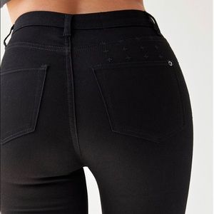 Ksubi high waisted super stretch black jeans